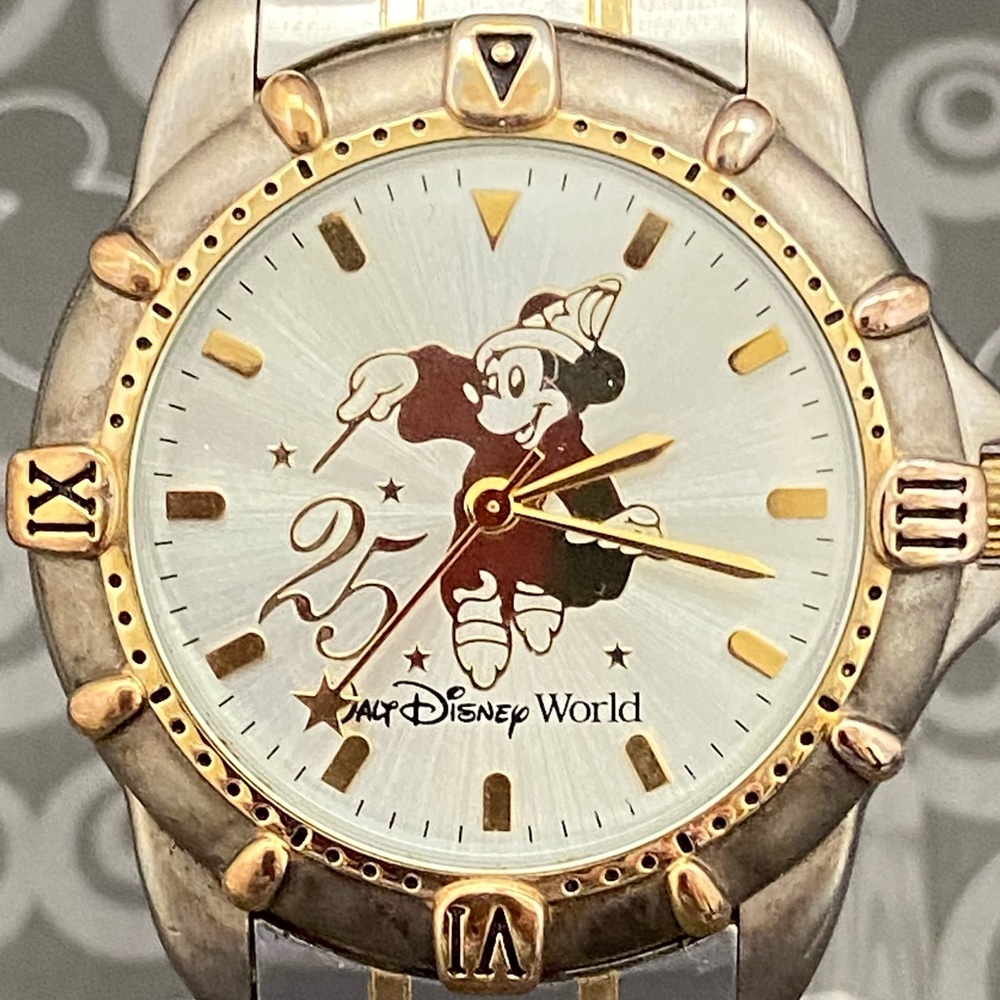 Vintage Disney 90s Disney World 25th Anniversary Limited Edition Watch